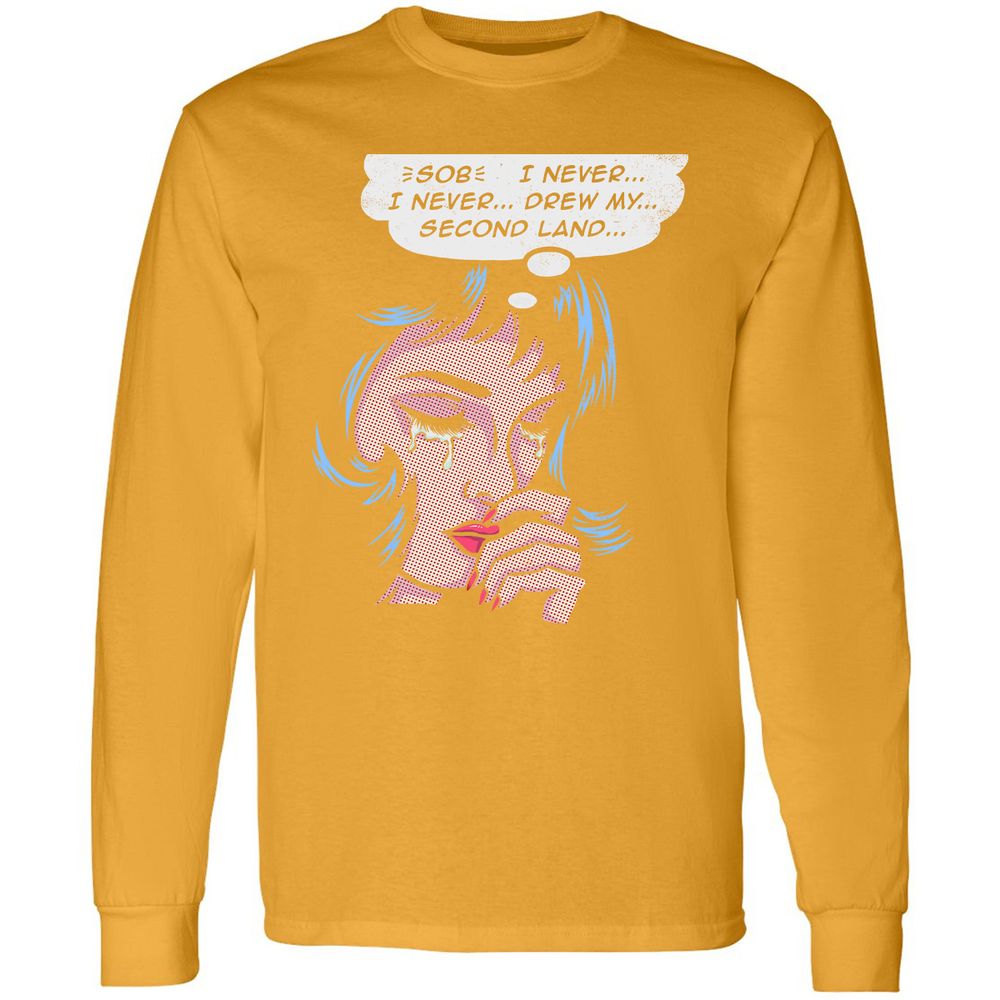 Long Sleeve T-Shirt - LDS3RN8C - Gold - 9