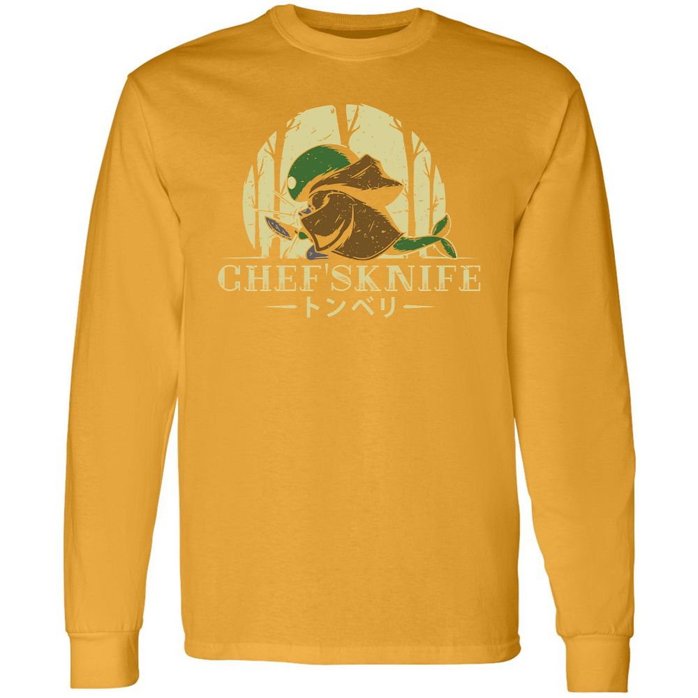 Long Sleeve T-Shirt - XKT67RTD - Gold - 9