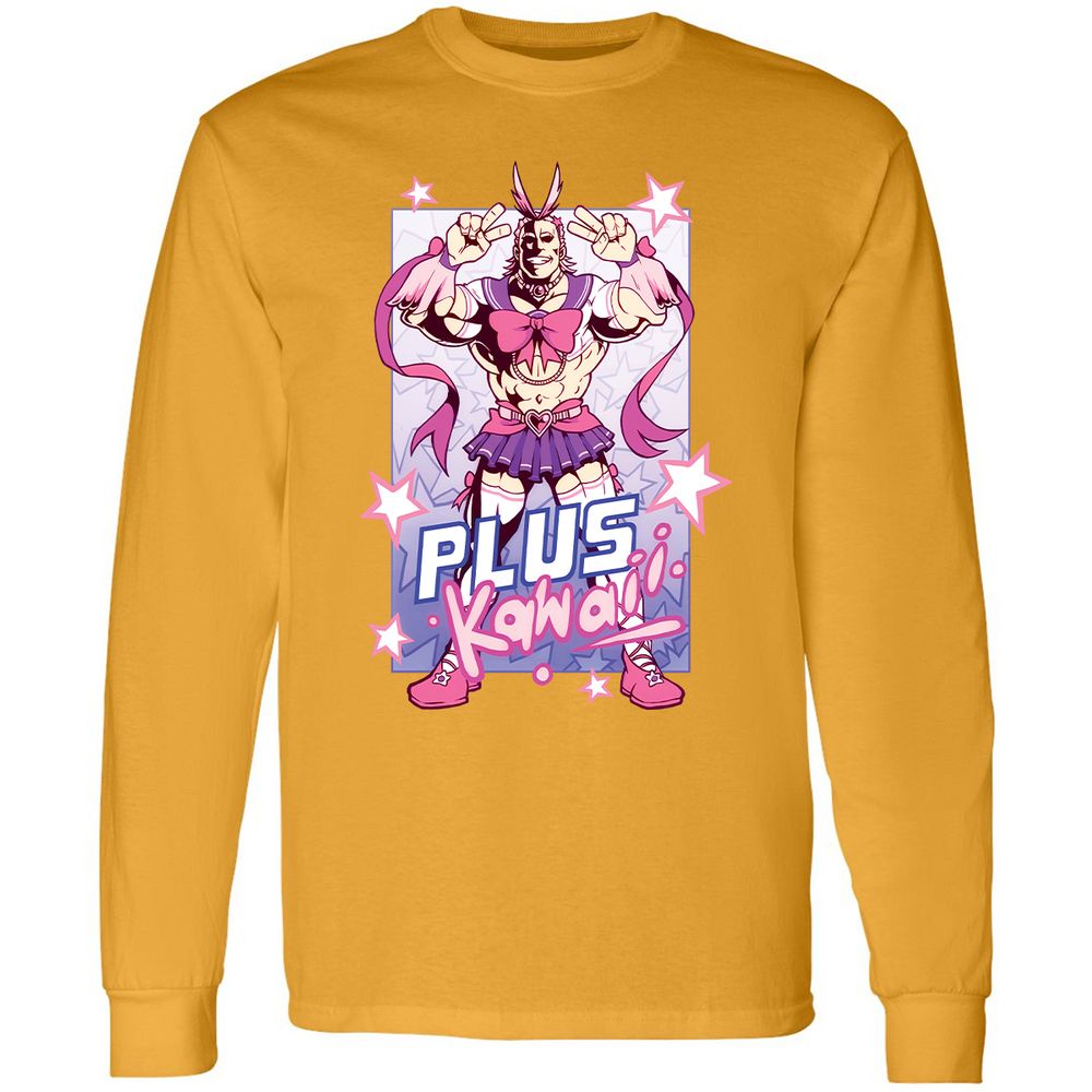 Long Sleeve T-Shirt - QFRCWT4F - Gold - 9