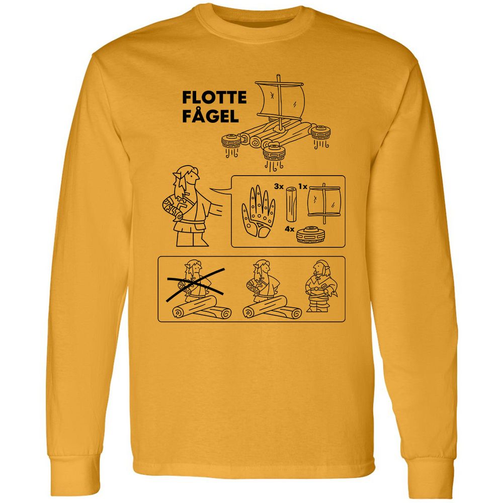 Long Sleeve T-Shirt - GYDLKMRZ - Gold - 9