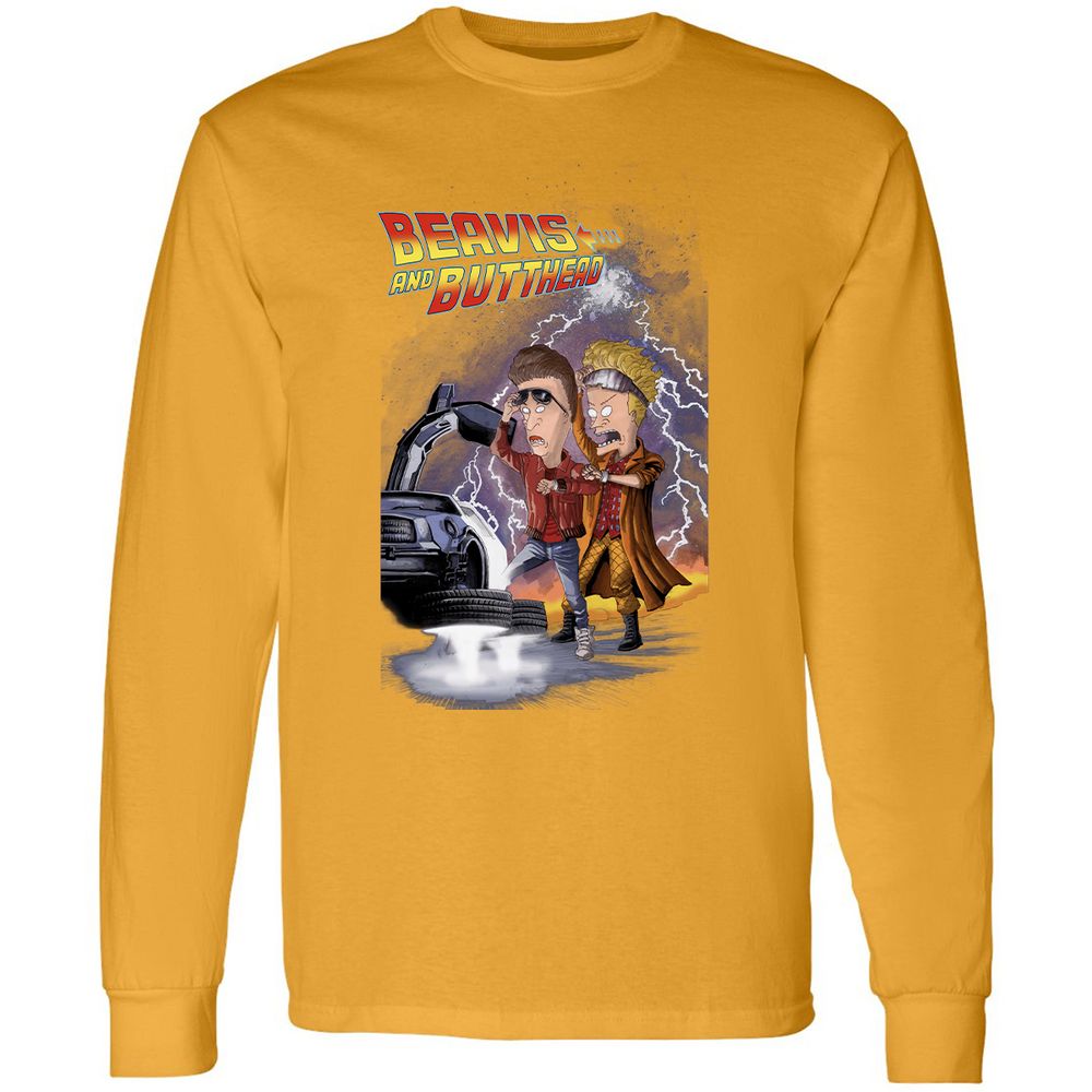 Long Sleeve T-Shirt - BJA8Y7GQ - Gold - 9