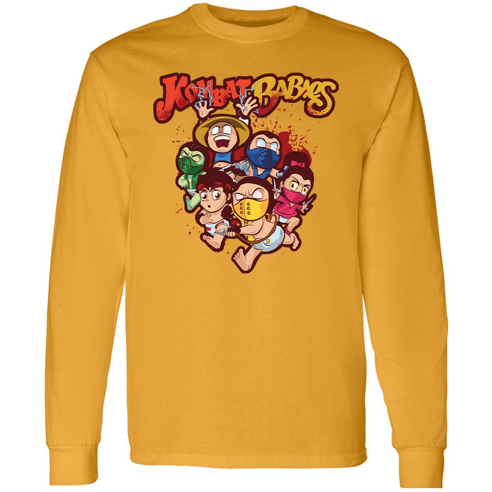 Long Sleeve T-Shirt - ZUKD9ZU6 - Gold - 9
