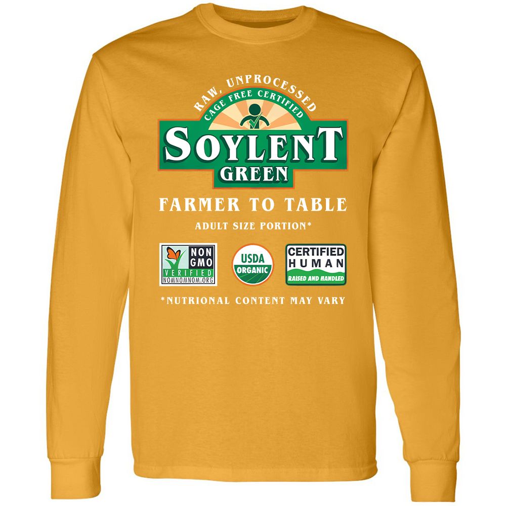 Long Sleeve T-Shirt - G16KKQ8D - Gold - 9