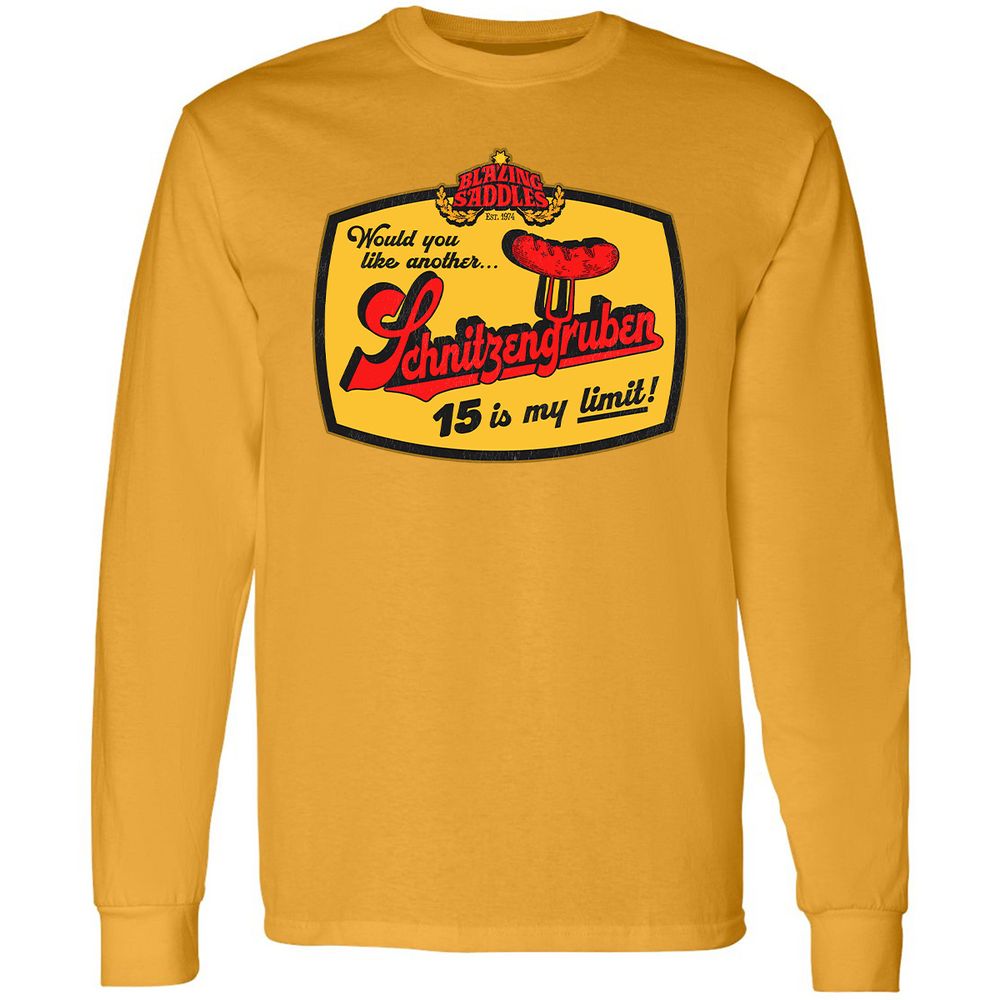 Long Sleeve T-Shirt - BJG66XCK - Gold - 9