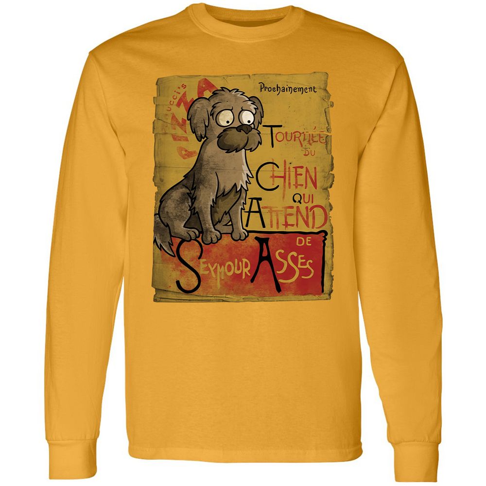 Long Sleeve T-Shirt - Y5GJA7KC - Gold - 9