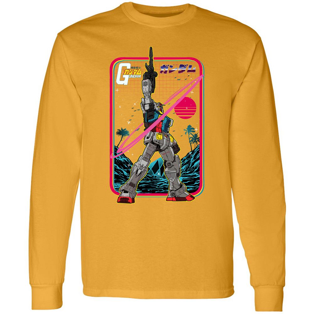 Long Sleeve T-Shirt - CVKQEWF9 - Gold - 9