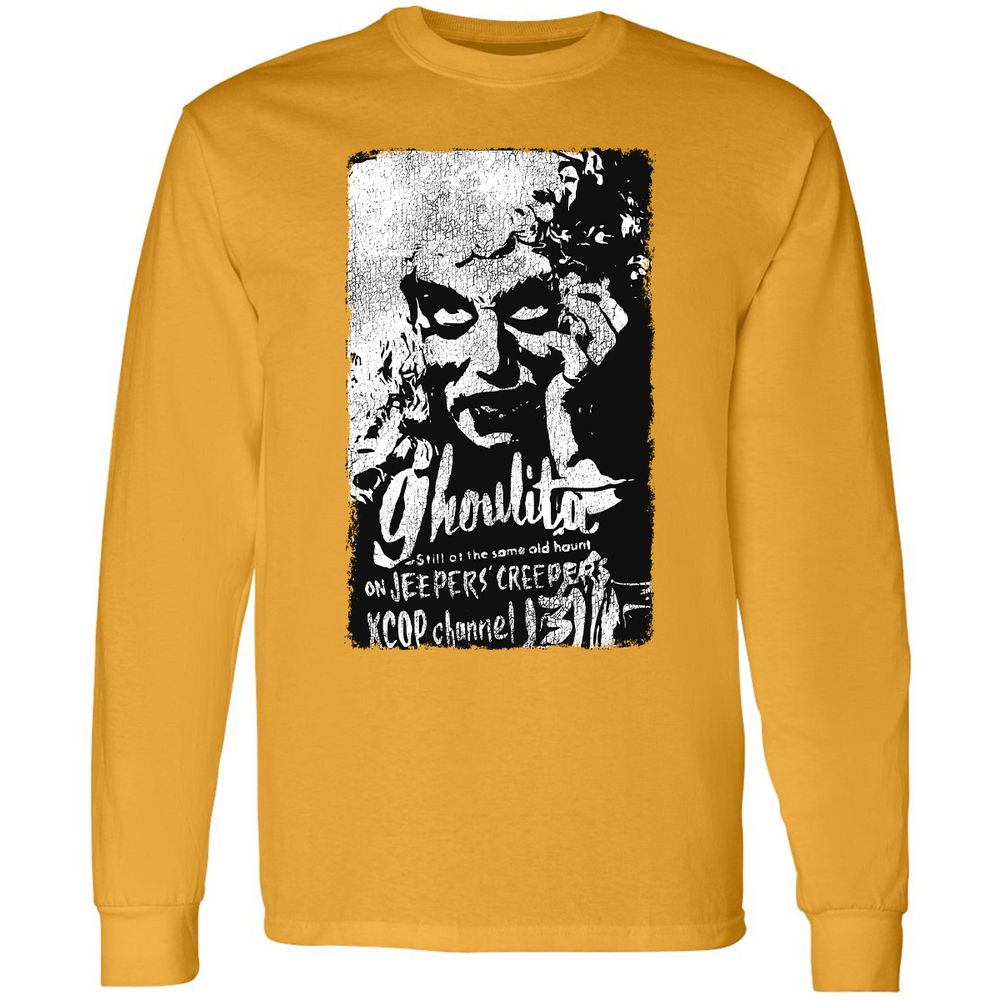 Long Sleeve T-Shirt - YVNUJGDR - Gold - 9