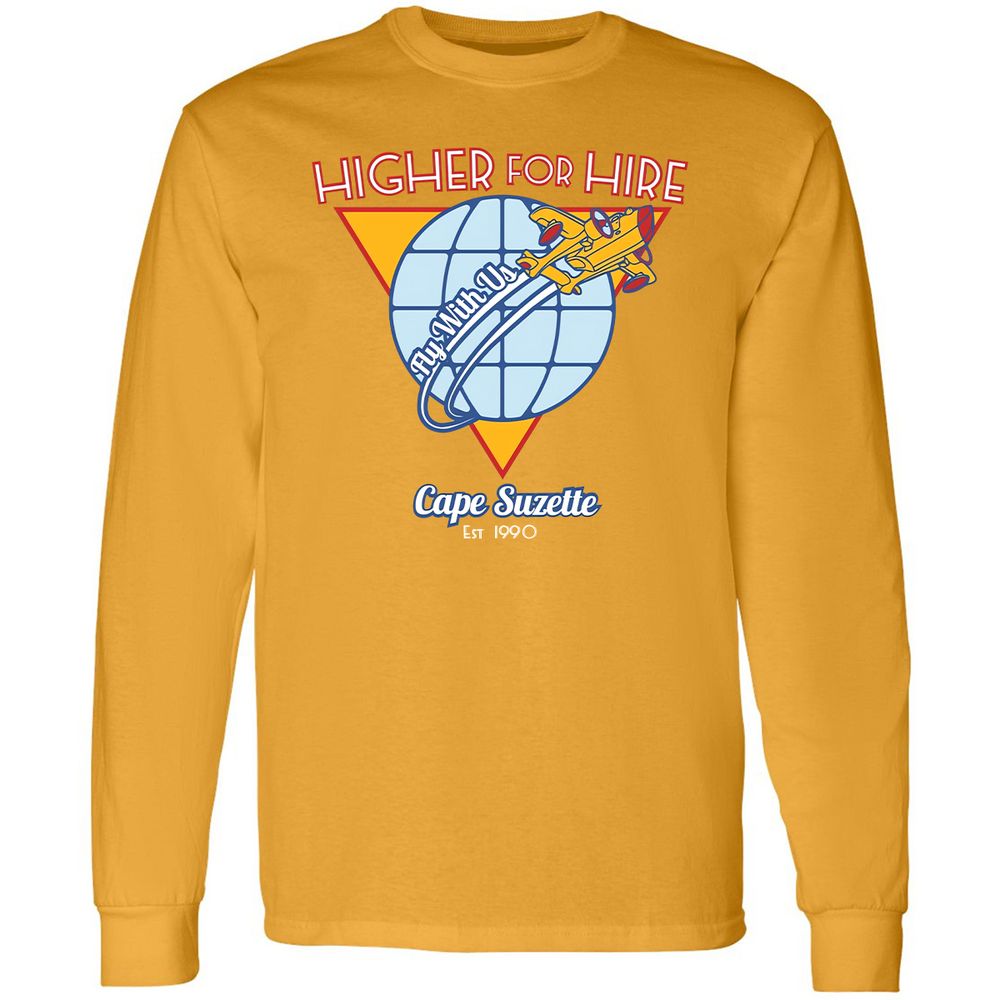 Long Sleeve T-Shirt - HYNJQ89R - Gold - 9