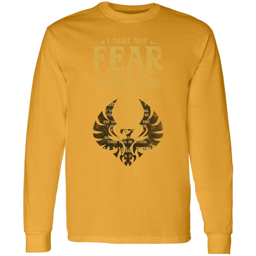 Long Sleeve T-Shirt - TKQRB659 - Gold - 9