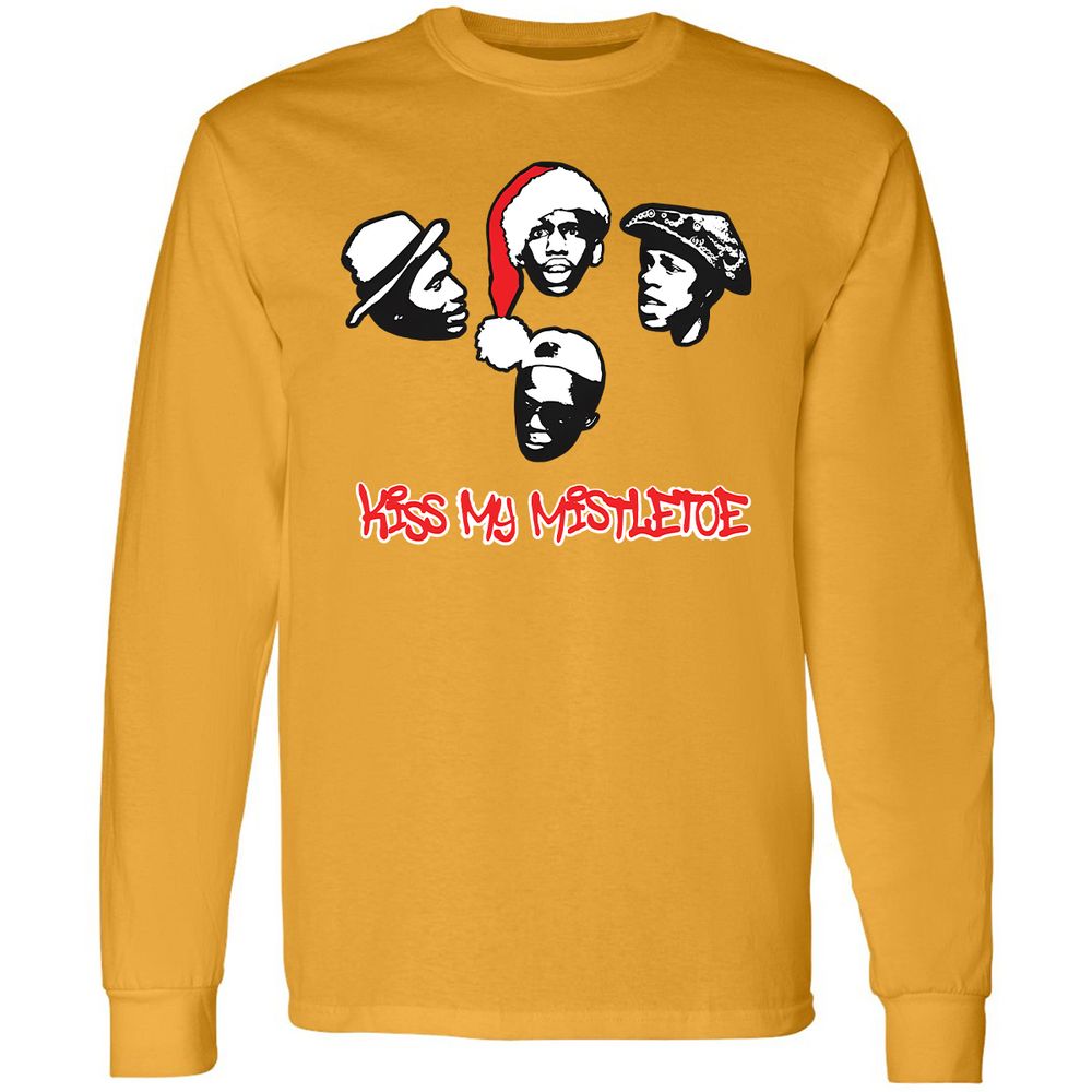 Kiss My Mistletoe Xmas Rap - Gold - 9