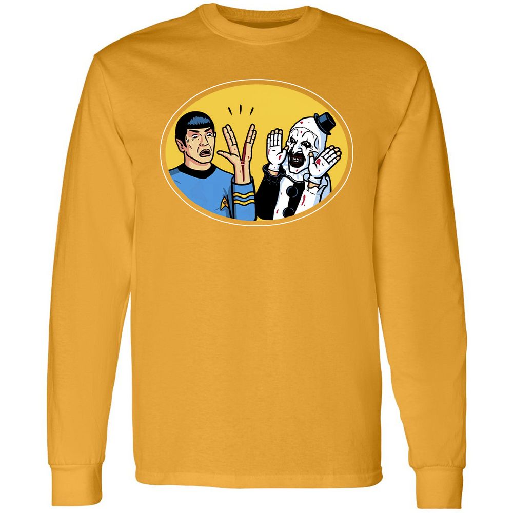 Long Sleeve T-Shirt - VJ56G9VU - Gold - 9