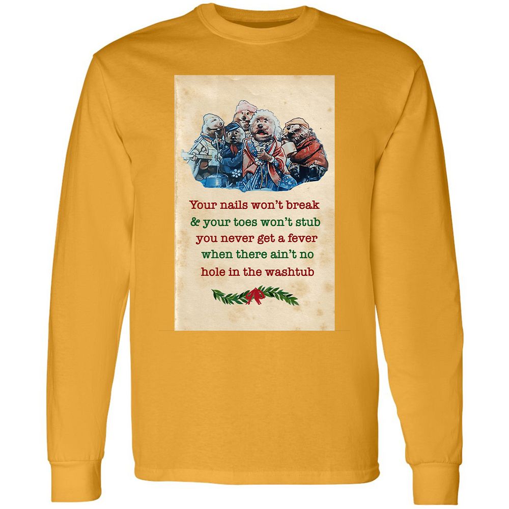 Long Sleeve T-Shirt - NBPDHWVD - Gold - 9