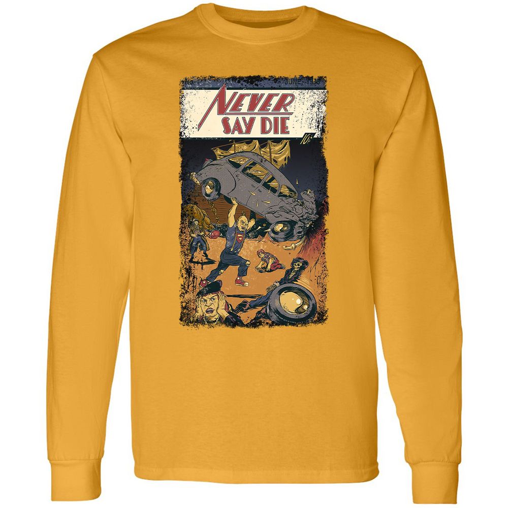 Long Sleeve T-Shirt - SA41AZAH - Gold - 9