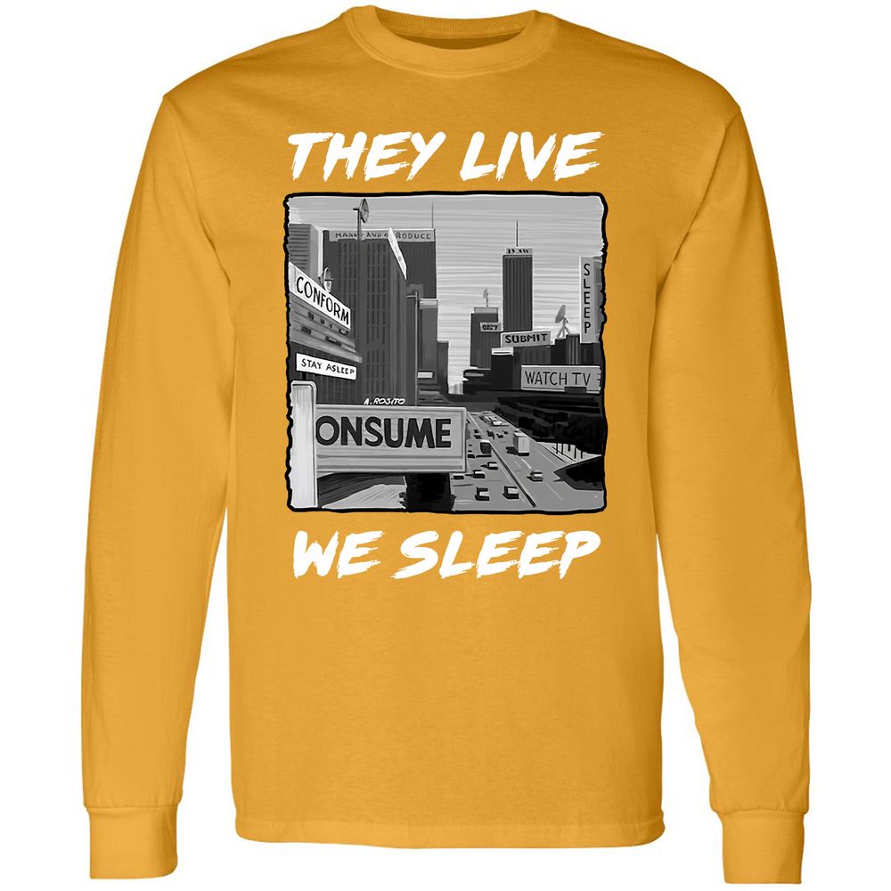 Long Sleeve T-Shirt - NJ45MVPN - Gold - 9