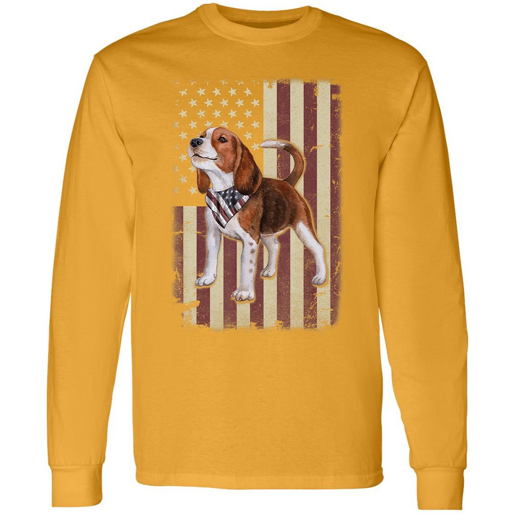 Long Sleeve T-Shirt - 21V2CGGJ - Gold - 9