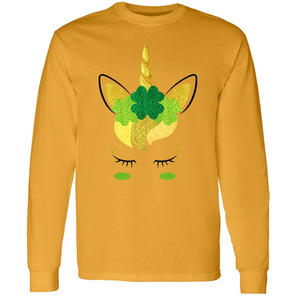 Long Sleeve T-Shirt - 8SQAH8N4 - Gold - 9