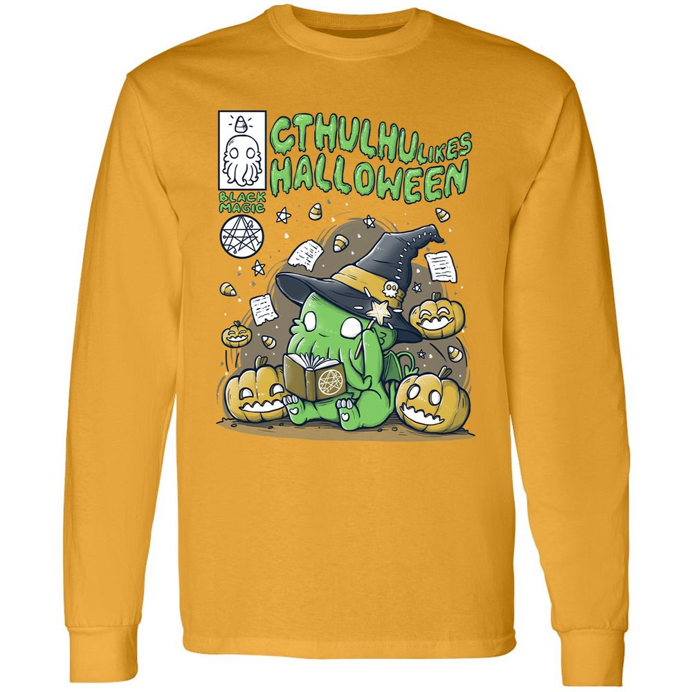 Long Sleeve T-Shirt - 4XXF1Q7N - Gold - 9