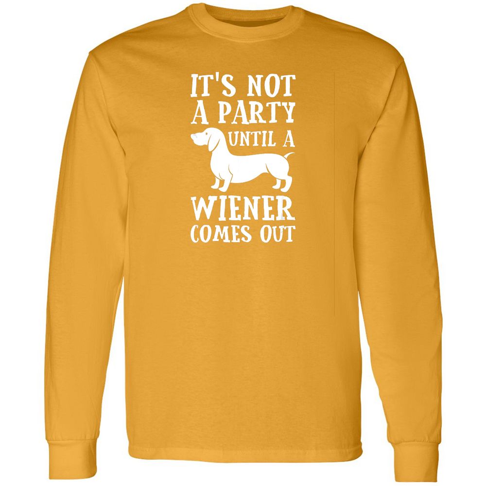 Long Sleeve T-Shirt - W2PHJK3X - Gold - 9