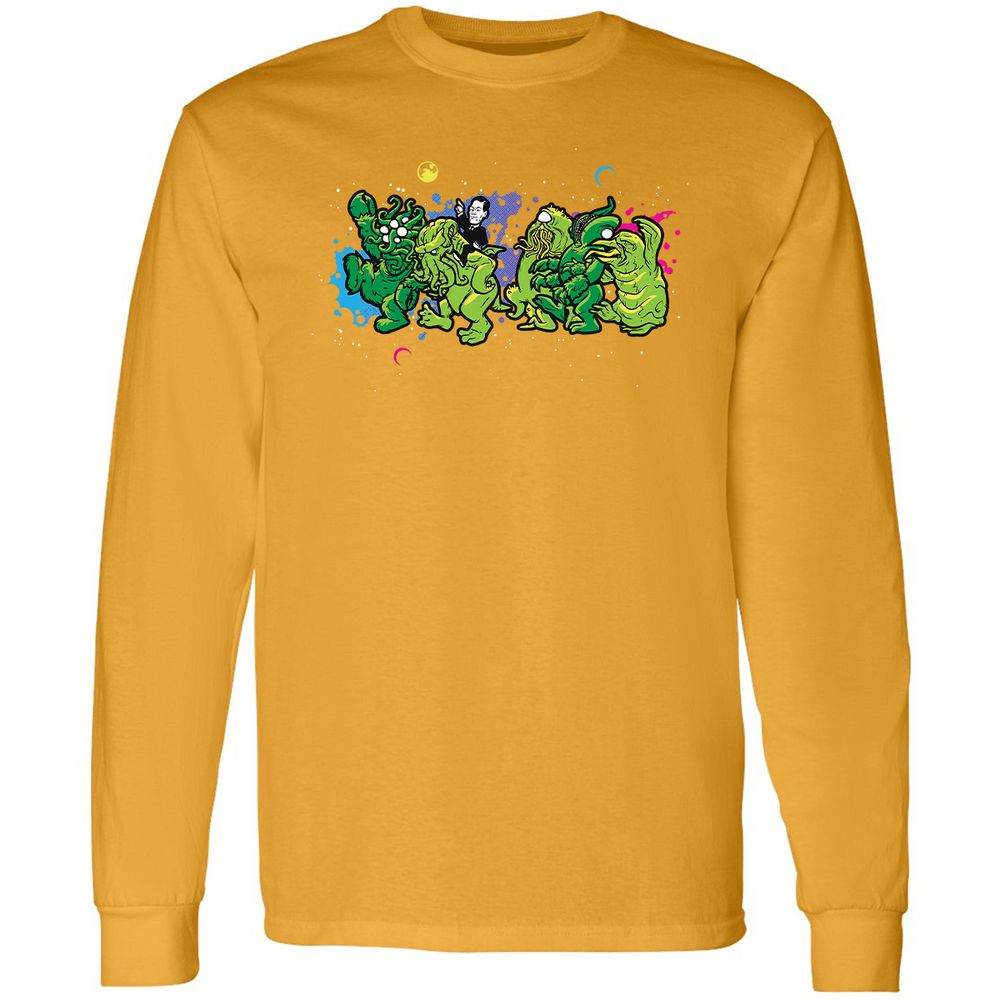 Long Sleeve T-Shirt - A6VXN9G8 - Gold - 9