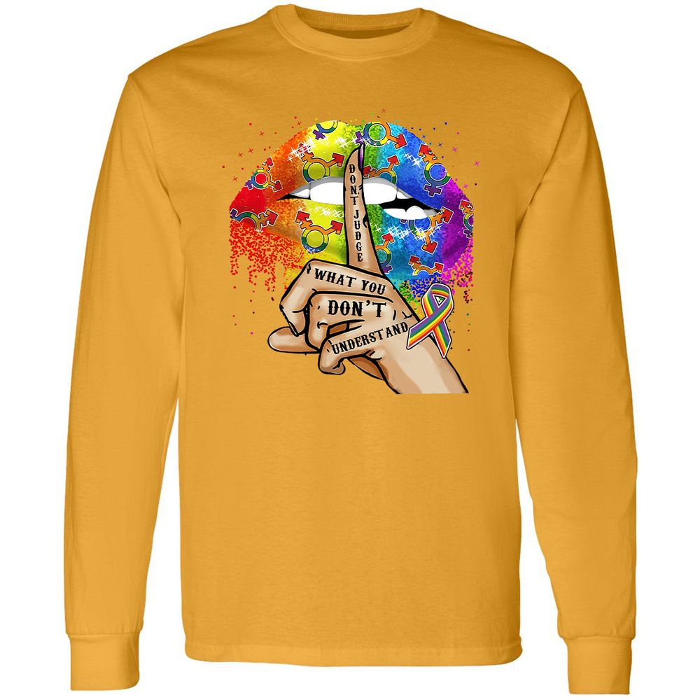 Long Sleeve T-Shirt - 3PMGS1HQ - Gold - 9