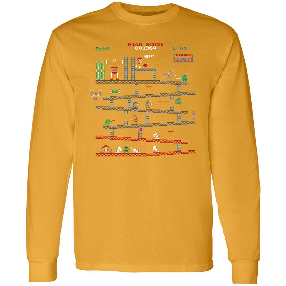 Long Sleeve T-Shirt - JN7Z9AUW - Gold - 9