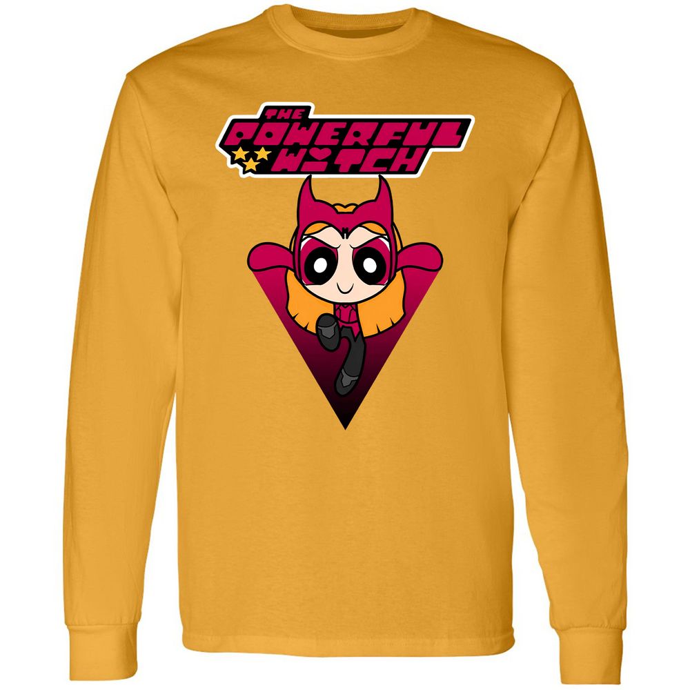 Long Sleeve T-Shirt - QDAWJ9LA - Gold - 9