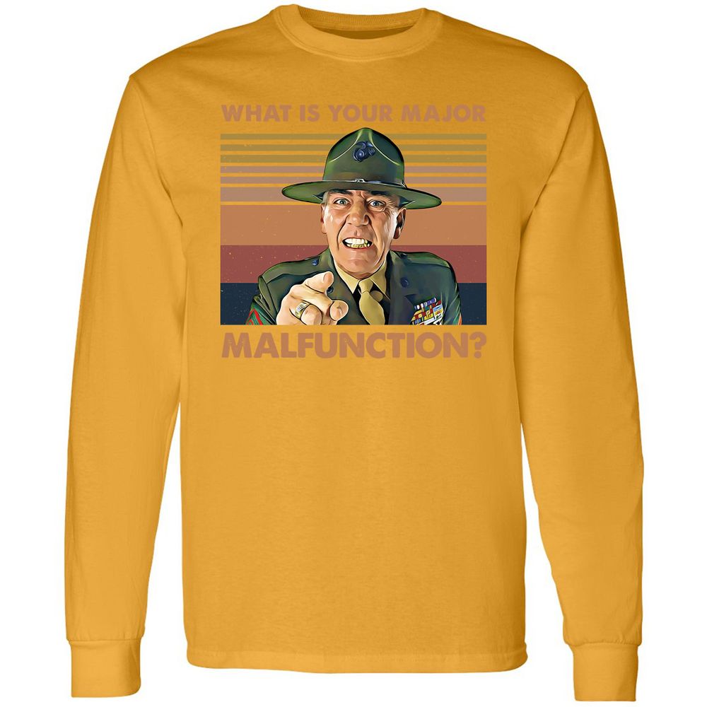 Long Sleeve T-Shirt - XVY23QBU - Gold - 9