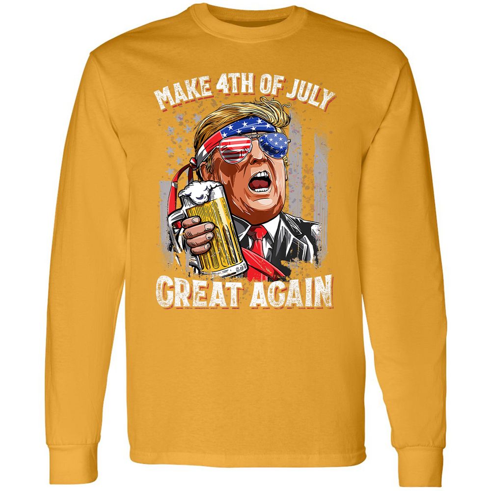 Long Sleeve T-Shirt - 2QLY8LA8 - Gold - 9