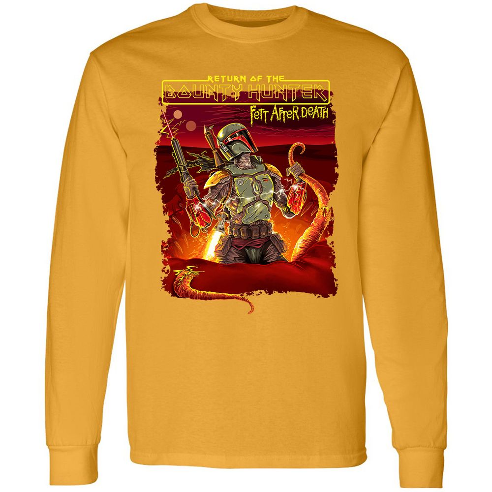 Long Sleeve T-Shirt - ZDDH9M9G - Gold - 9