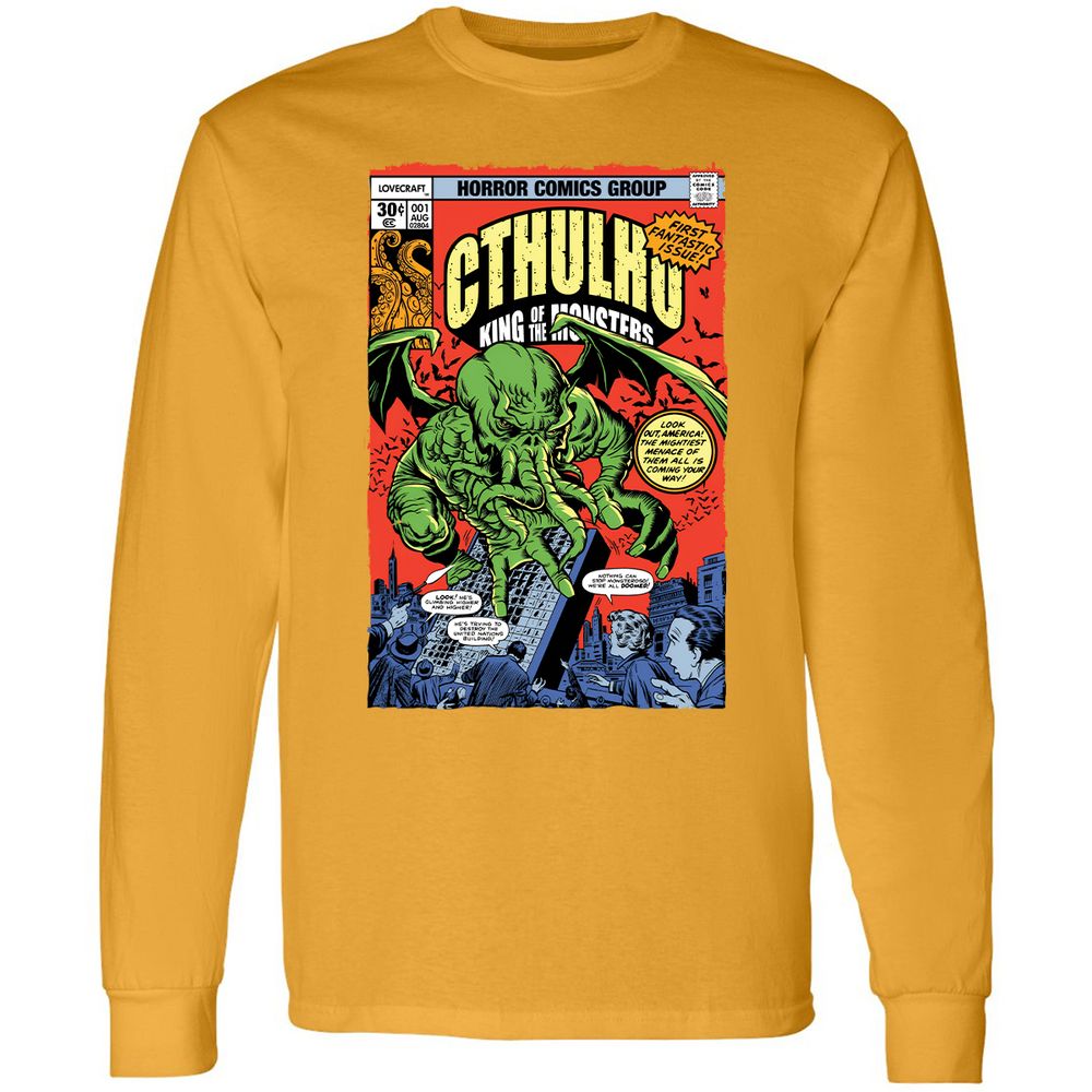 Long Sleeve T-Shirt - T4S3RL7Z - Gold - 9