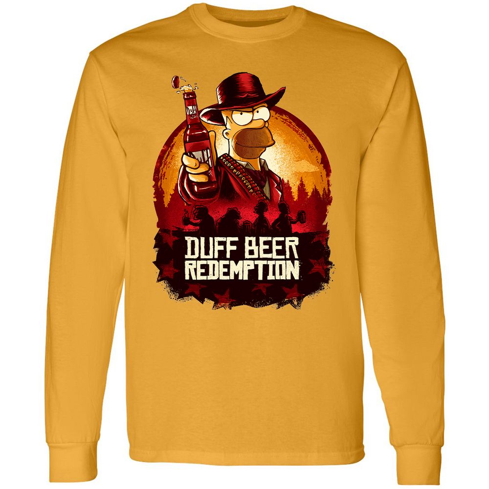 Long Sleeve T-Shirt - QAX9XERD - Gold - 9