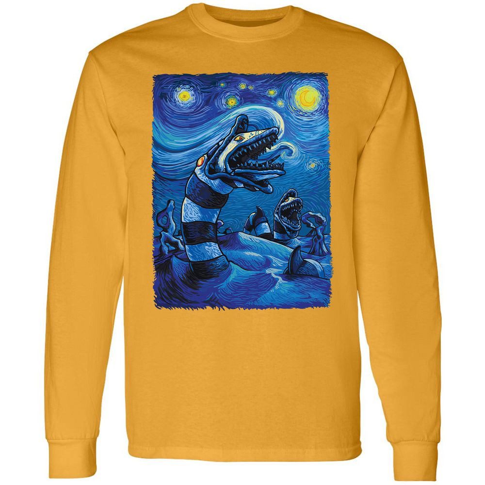 Long Sleeve T-Shirt - 4ZM4PBNV - Gold - 9