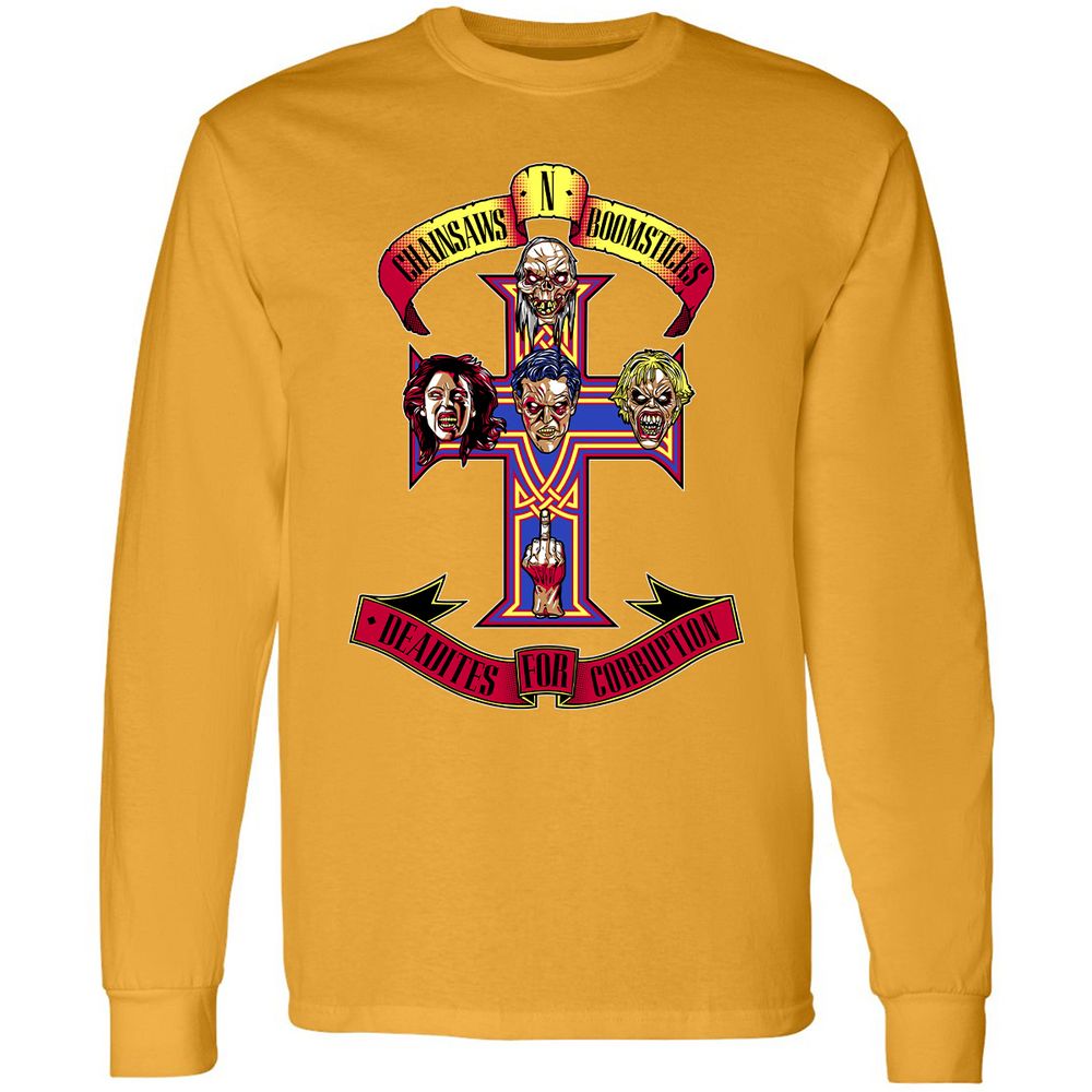 Long Sleeve T-Shirt - UQW6SSGK - Gold - 9