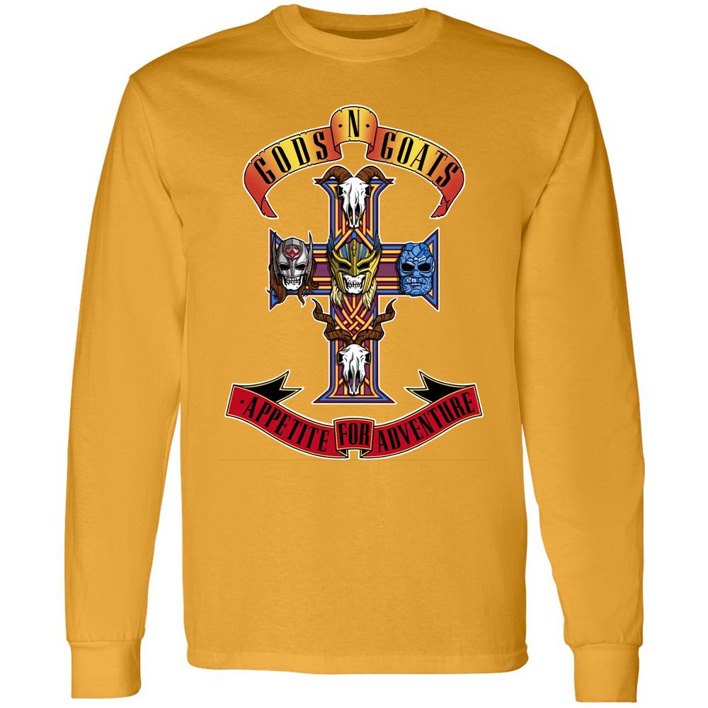 Long Sleeve T-Shirt - W9MHG2N1 - Gold - 9