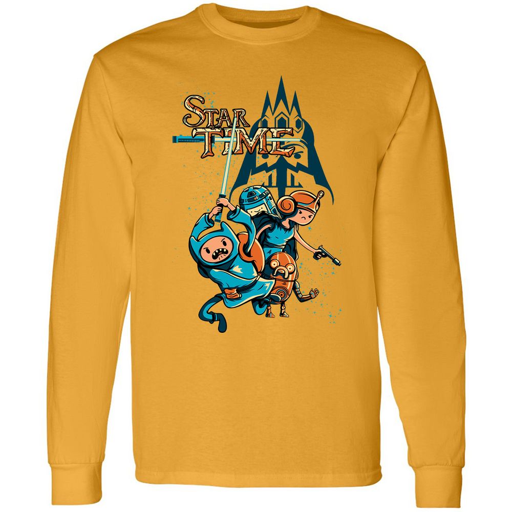 Long Sleeve T-Shirt - R4K9WE86 - Gold - 9