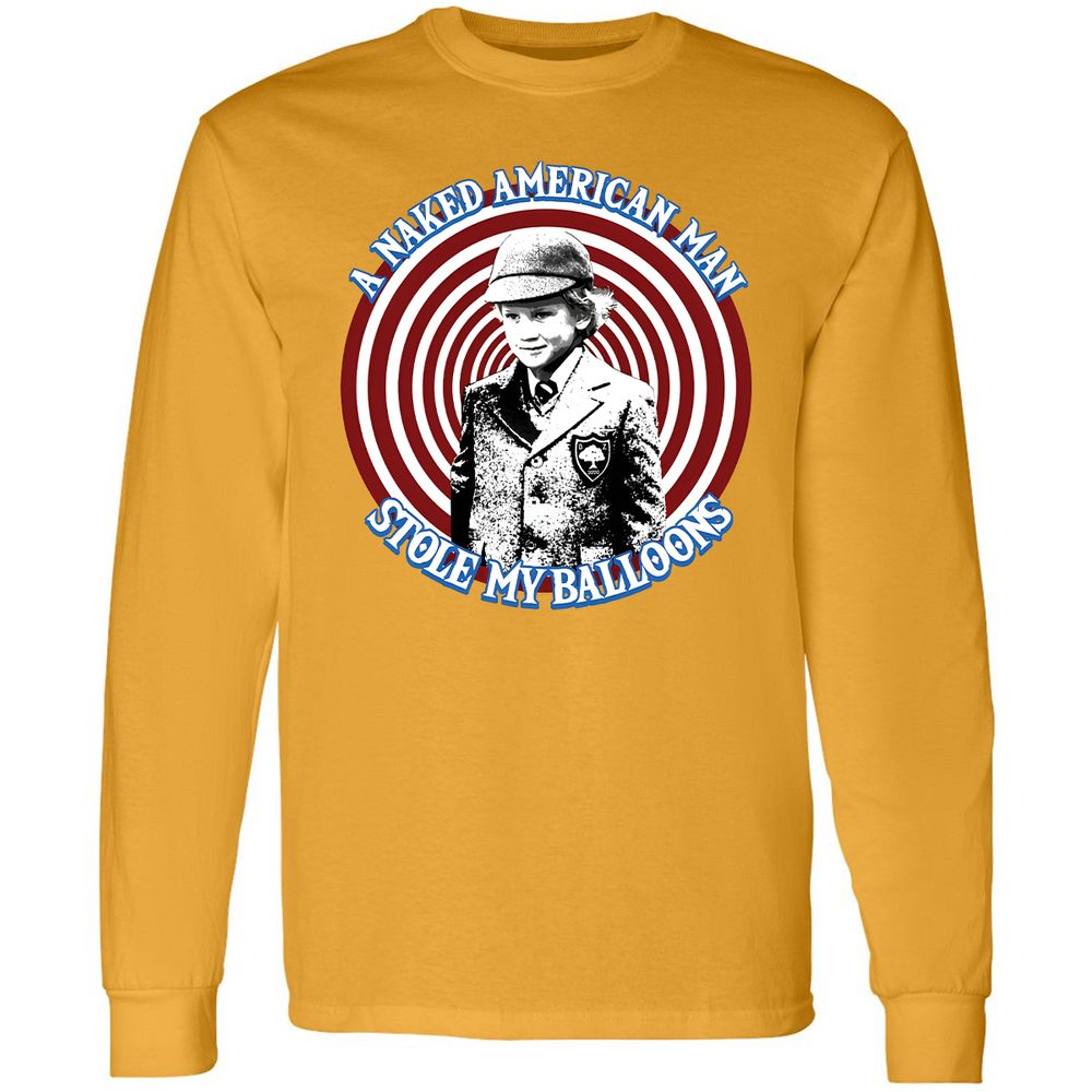 Long Sleeve T-Shirt - UBC7D3QC - Gold - 9