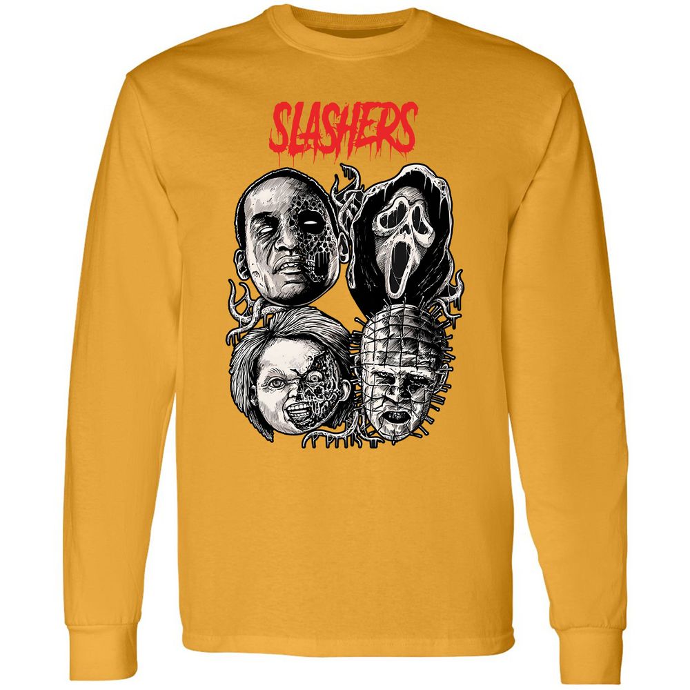 Long Sleeve T-Shirt - GFHQT73Z - Gold - 9