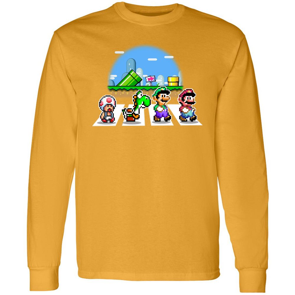 Long Sleeve T-Shirt - P9Z5XDJS - Gold - 9