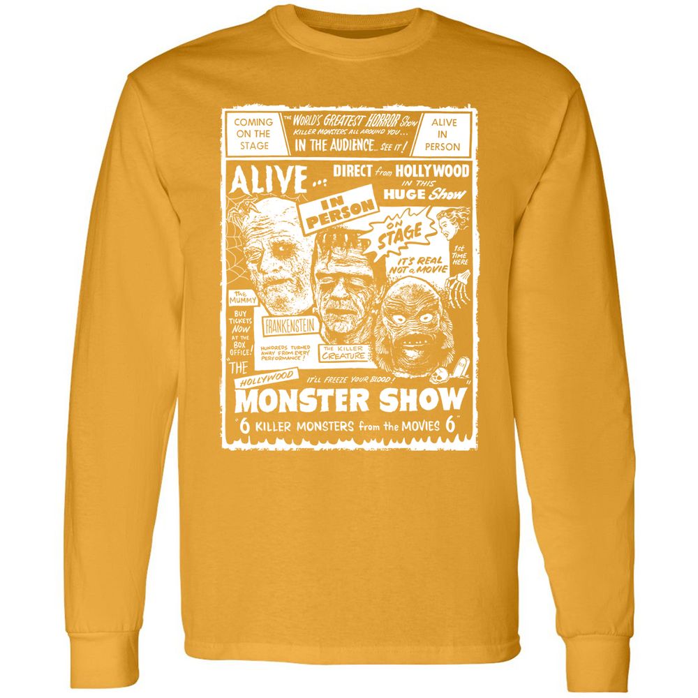 Long Sleeve T-Shirt - 2RHSZ3CL - Gold - 9