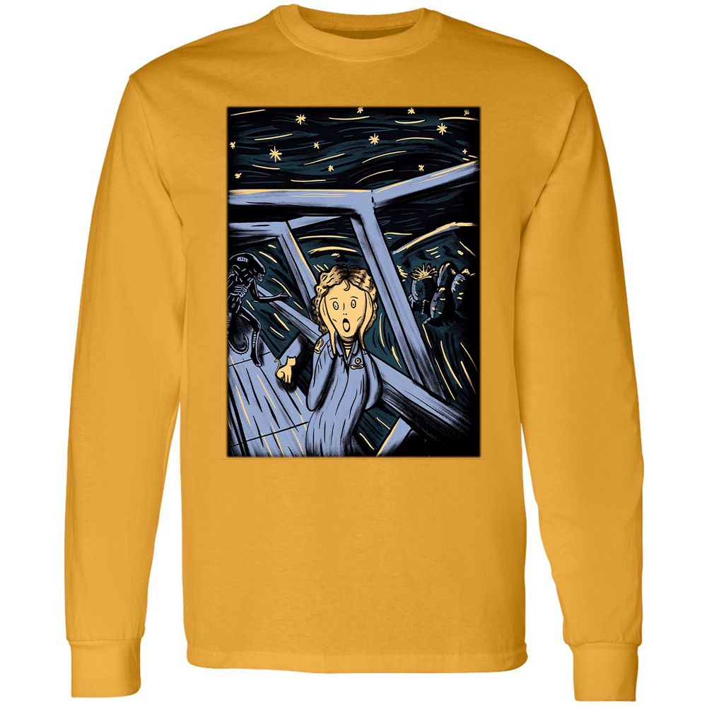 Long Sleeve T-Shirt - XPWA39ZW - Gold - 9