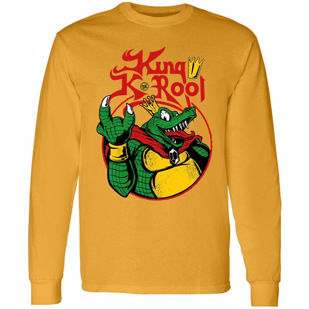 Long Sleeve T-Shirt - 1YJBASZM - Gold - 9
