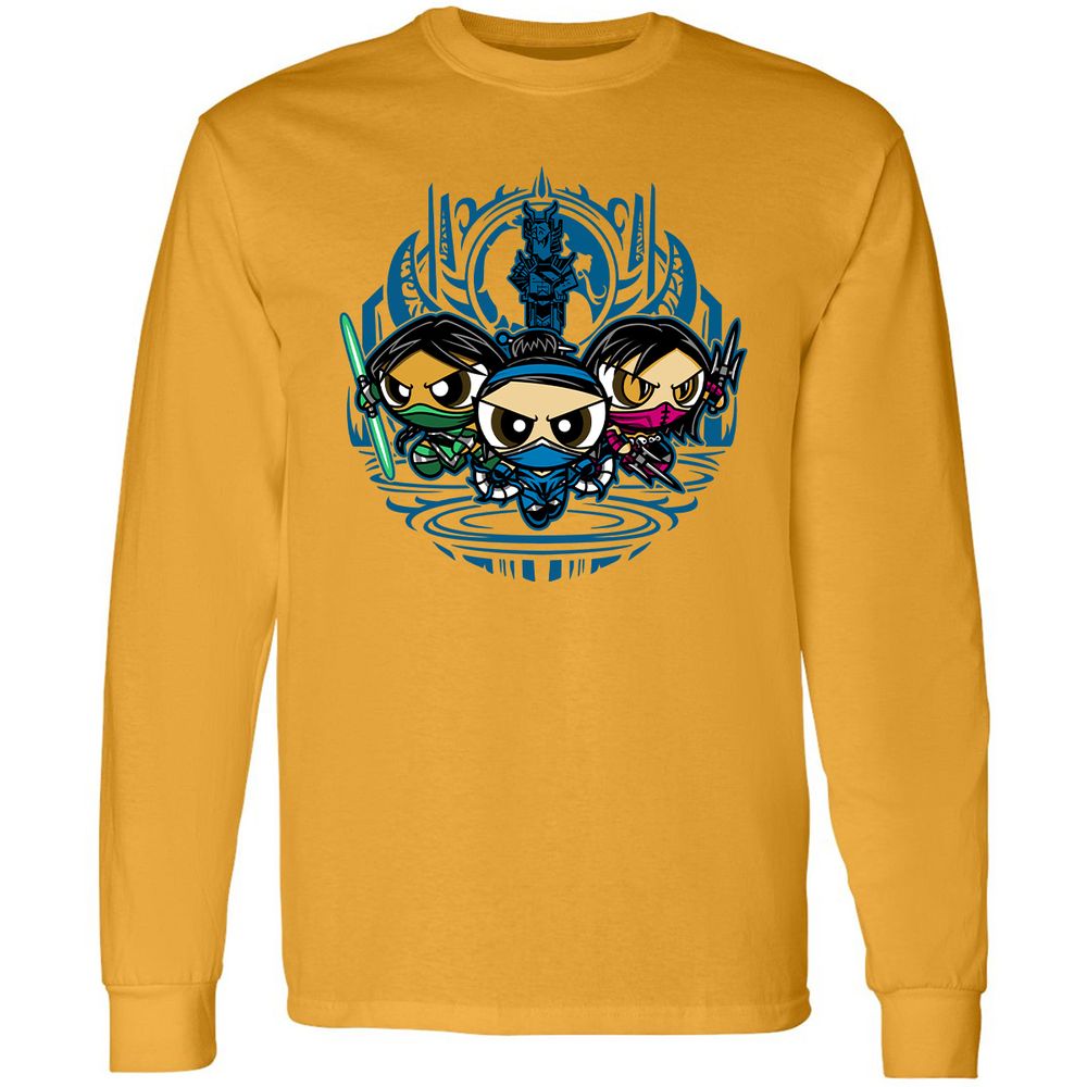 Long Sleeve T-Shirt - B9AT11ZP - Gold - 9
