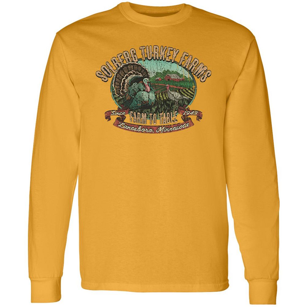Vintage Turkey Farm Thanksgiving - Gold - 9