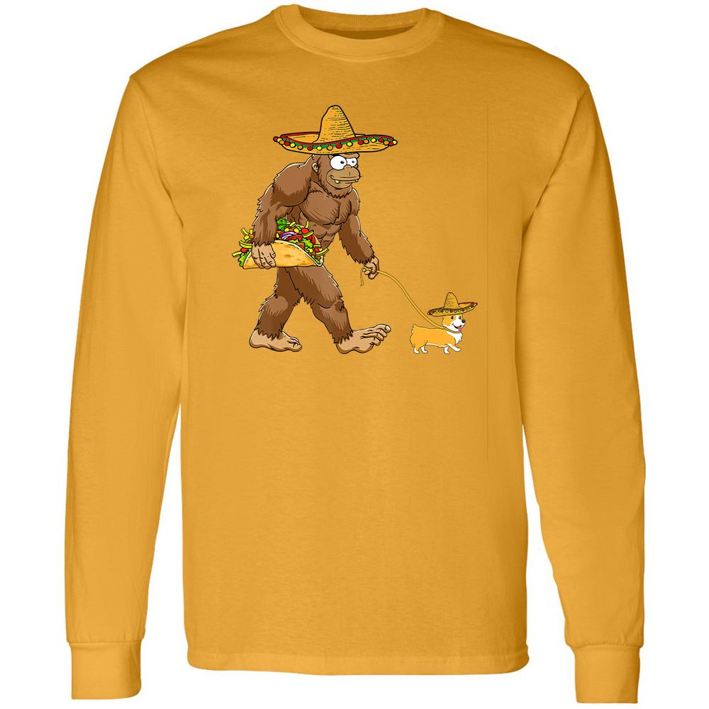 Long Sleeve T-Shirt - 978C7HHT - Gold - 9