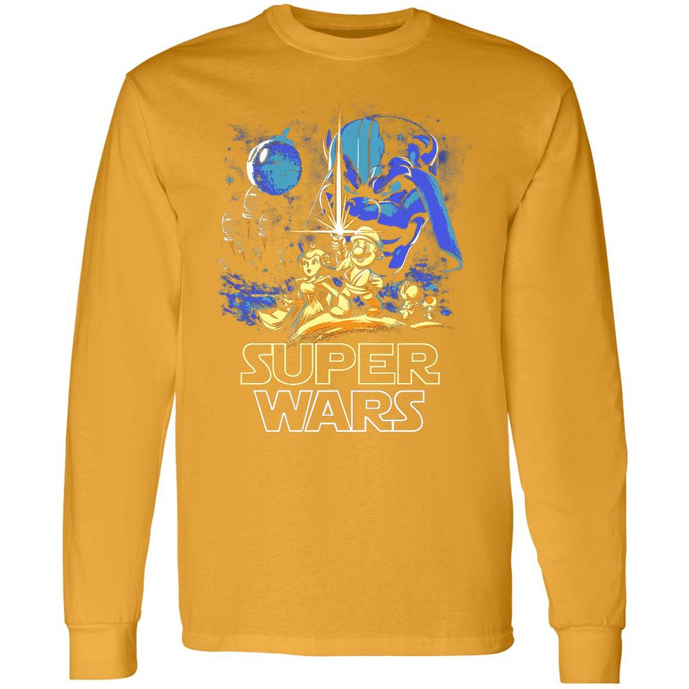 Long Sleeve T-Shirt - ZVVX6EB7 - Gold - 9
