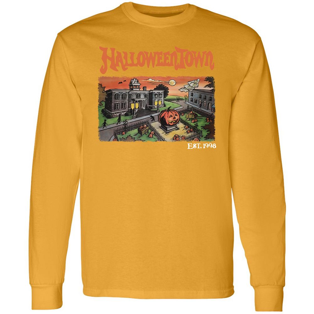 Long Sleeve T-Shirt - UZKY7XE5 - Gold - 9