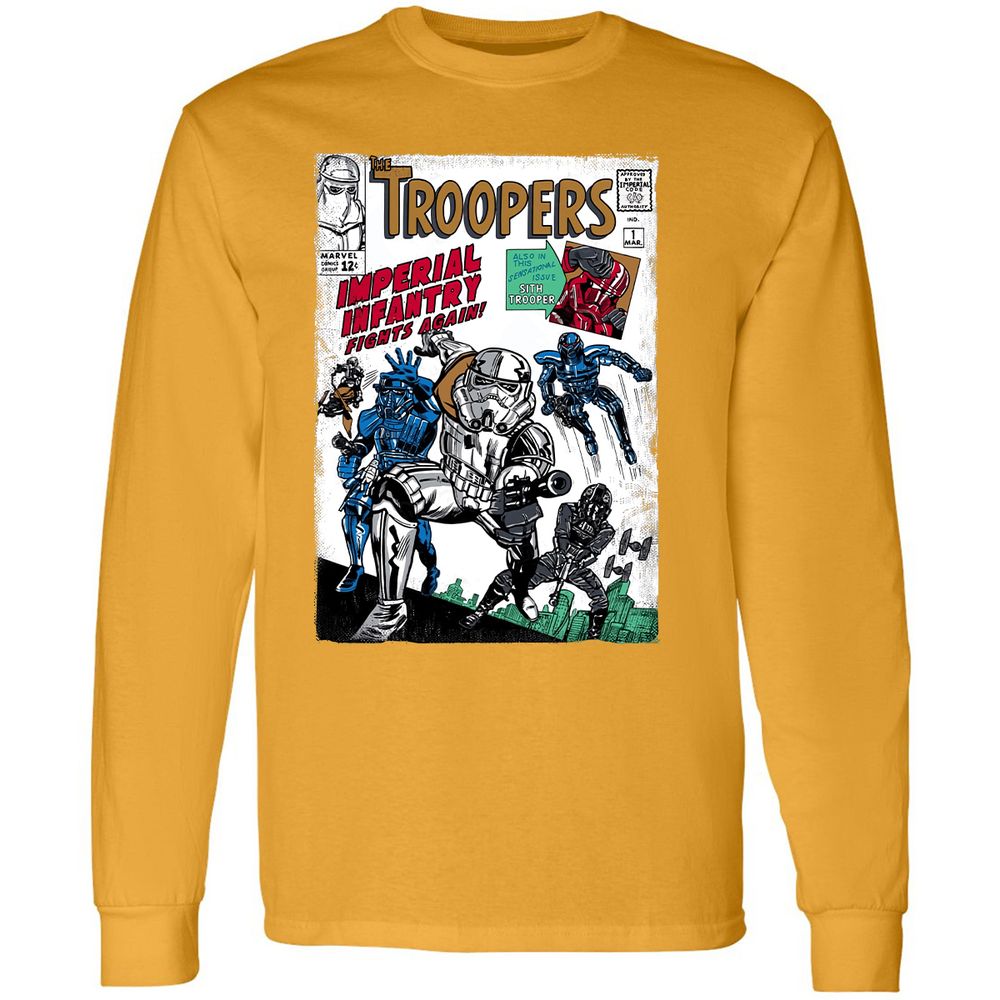 Long Sleeve T-Shirt - 48BLMHJ7 - Gold - 9