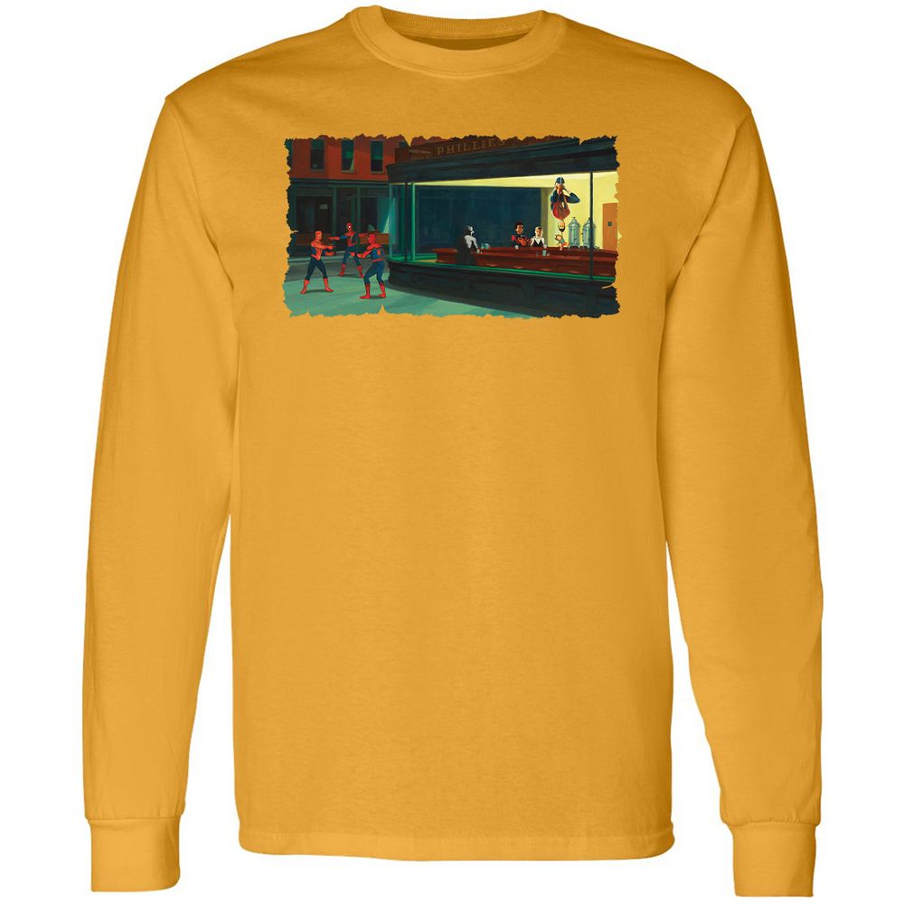 Long Sleeve T-Shirt - K7EKEPWV - Gold - 9