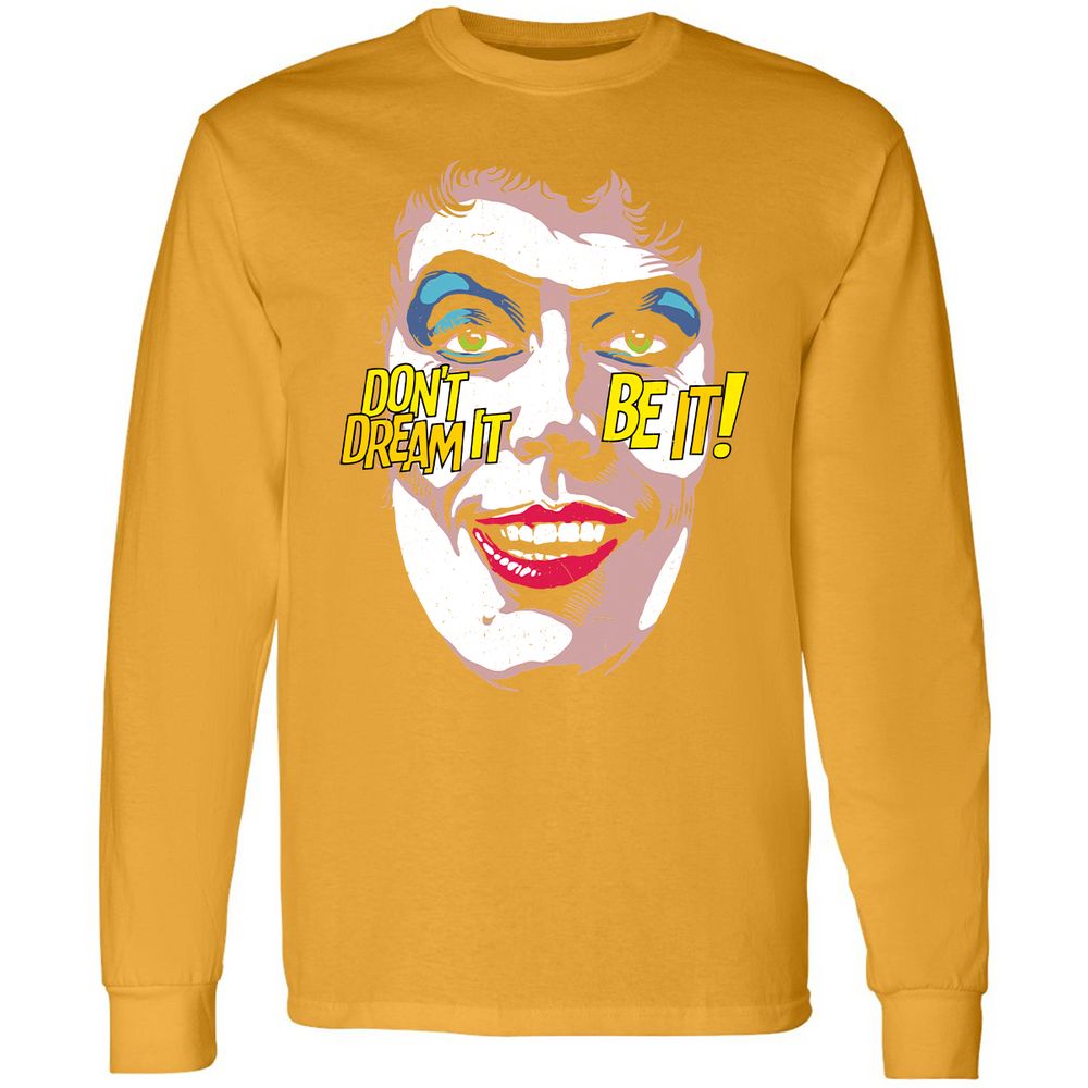 Long Sleeve T-Shirt - JCA5UKQ1 - Gold - 9