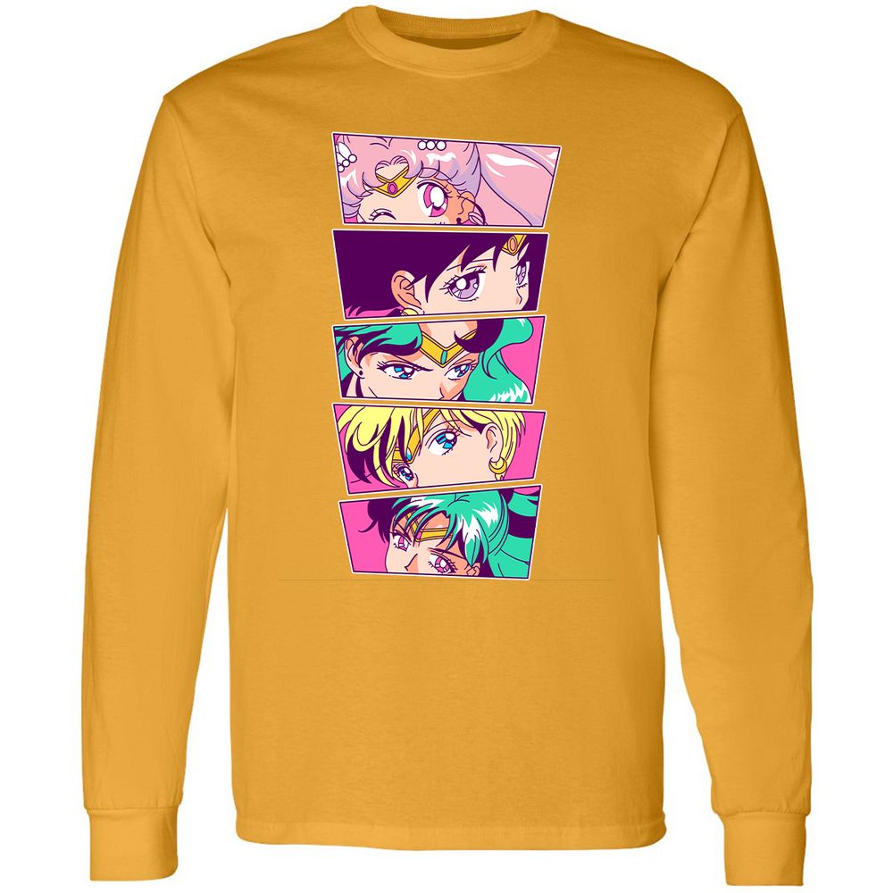 Long Sleeve T-Shirt - PW5NPGYV - Gold - 9